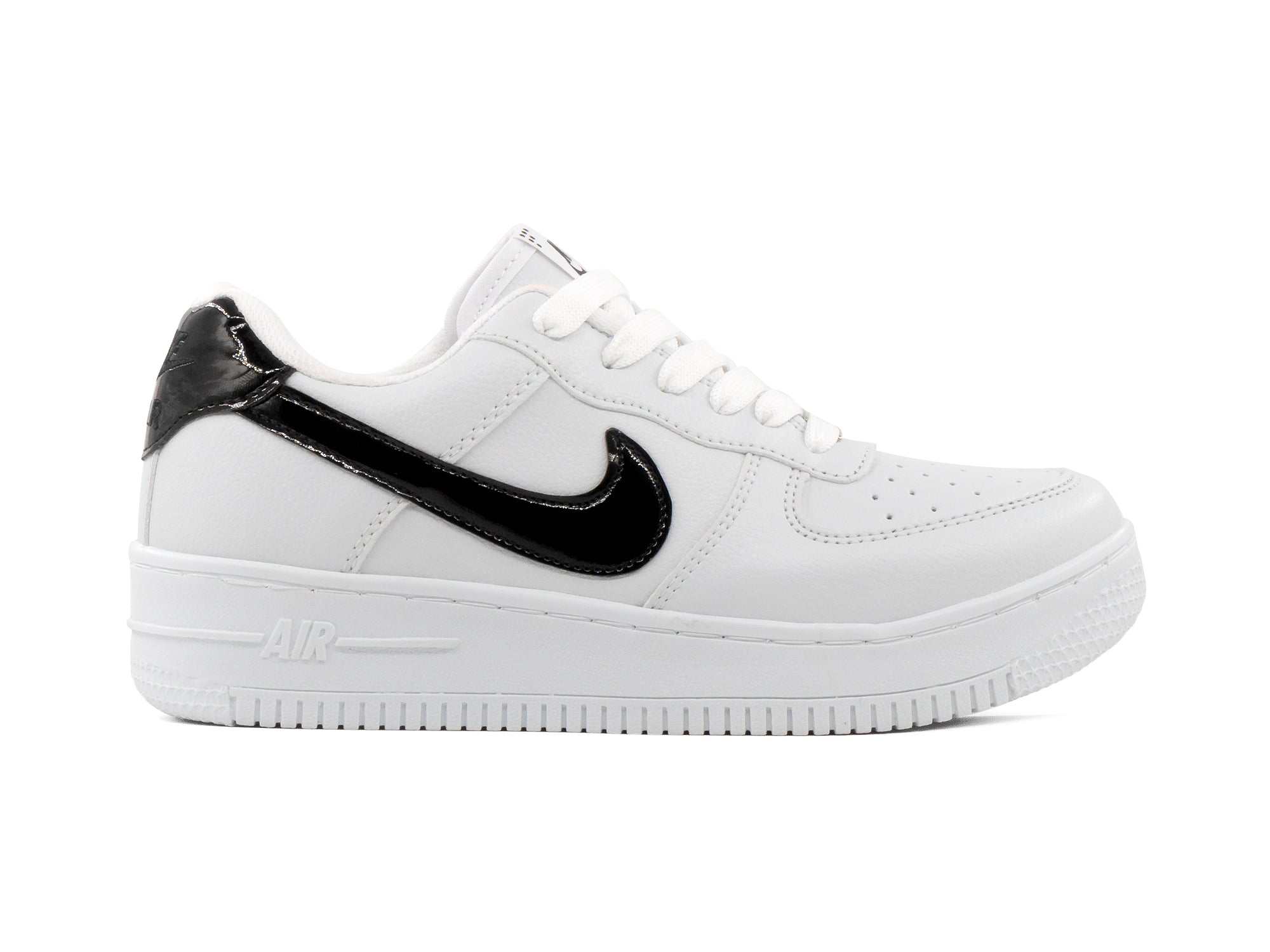 Tenis 270 Blanco Charol Negro